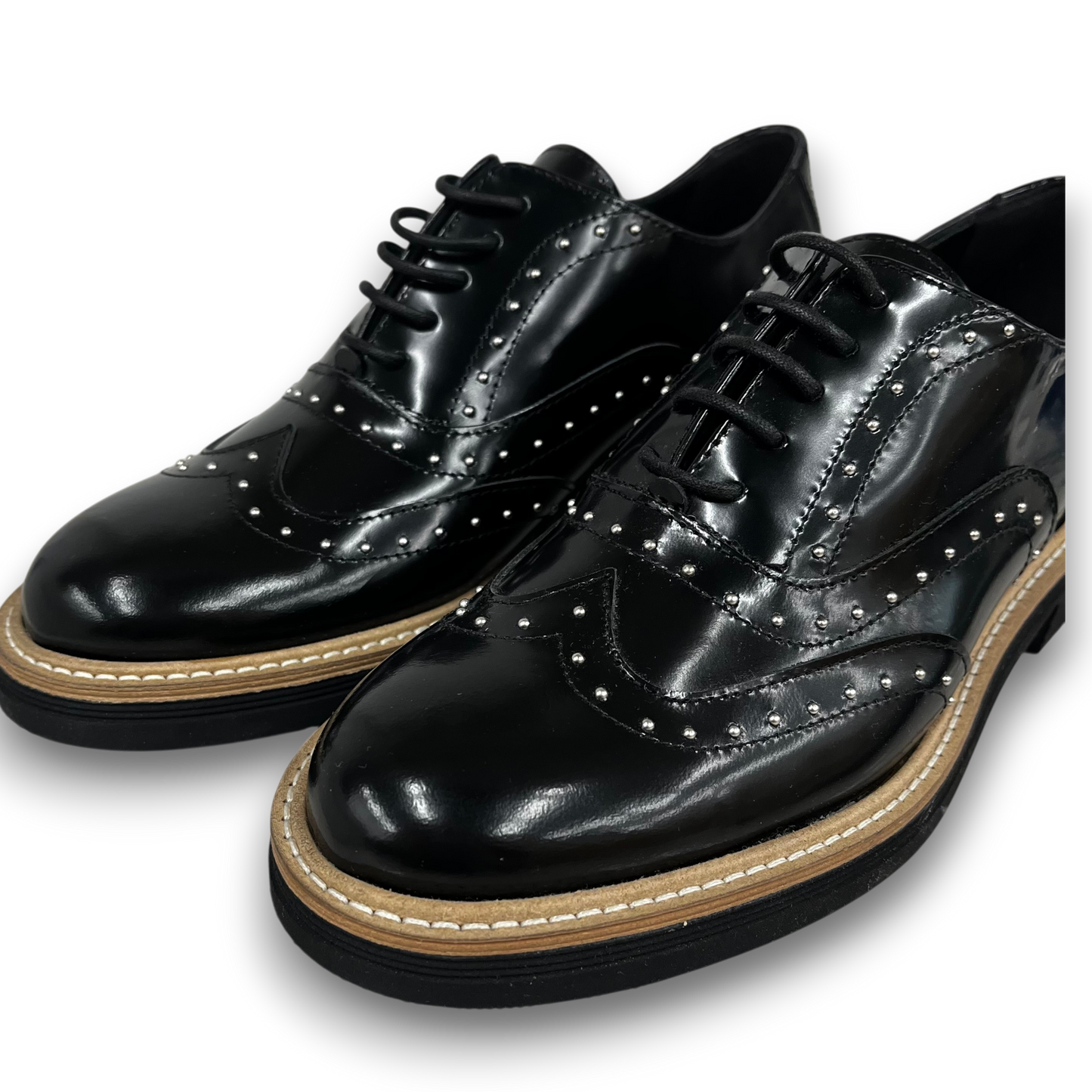 Luca Grossi Lace Up Shoes 36 Lady's Black Rank(AB)