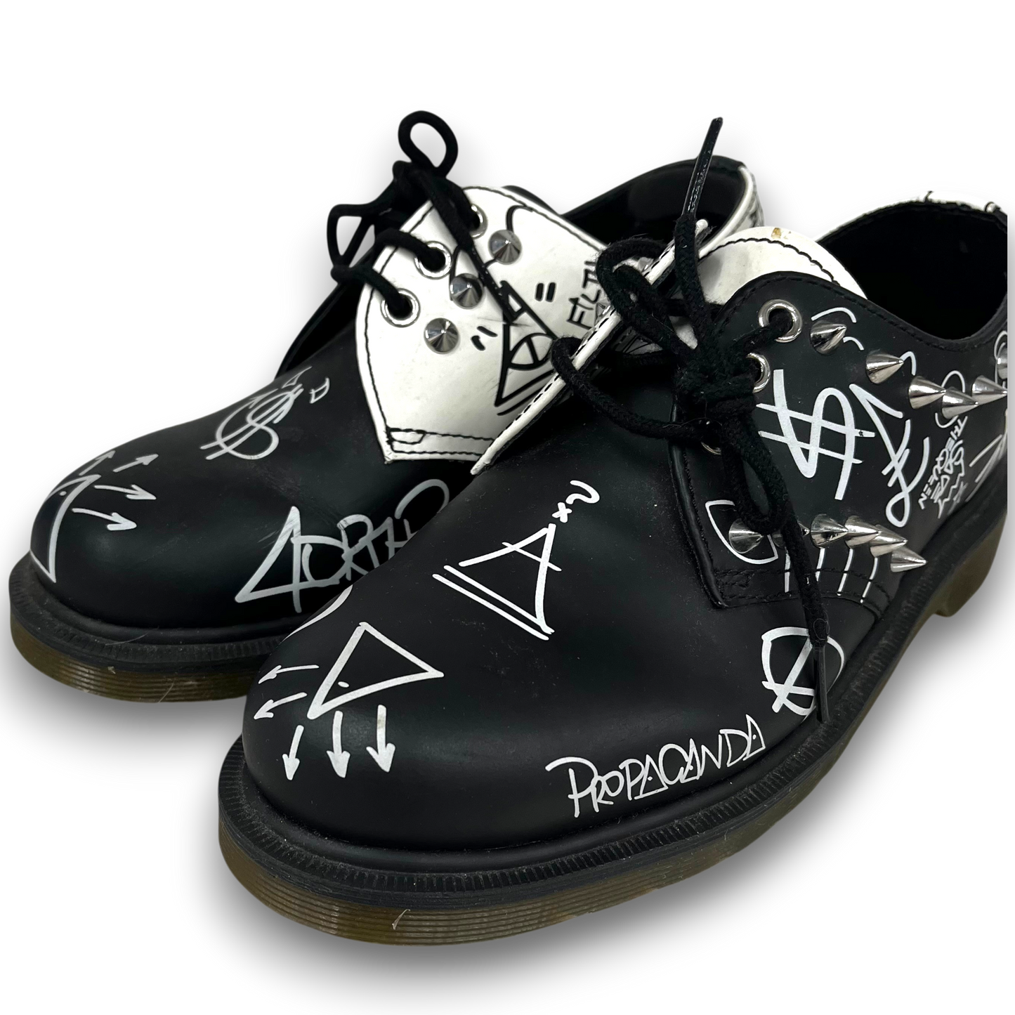 Dr.Martens Shoes 38 Lady's Black/Whote Rank(B) AW501