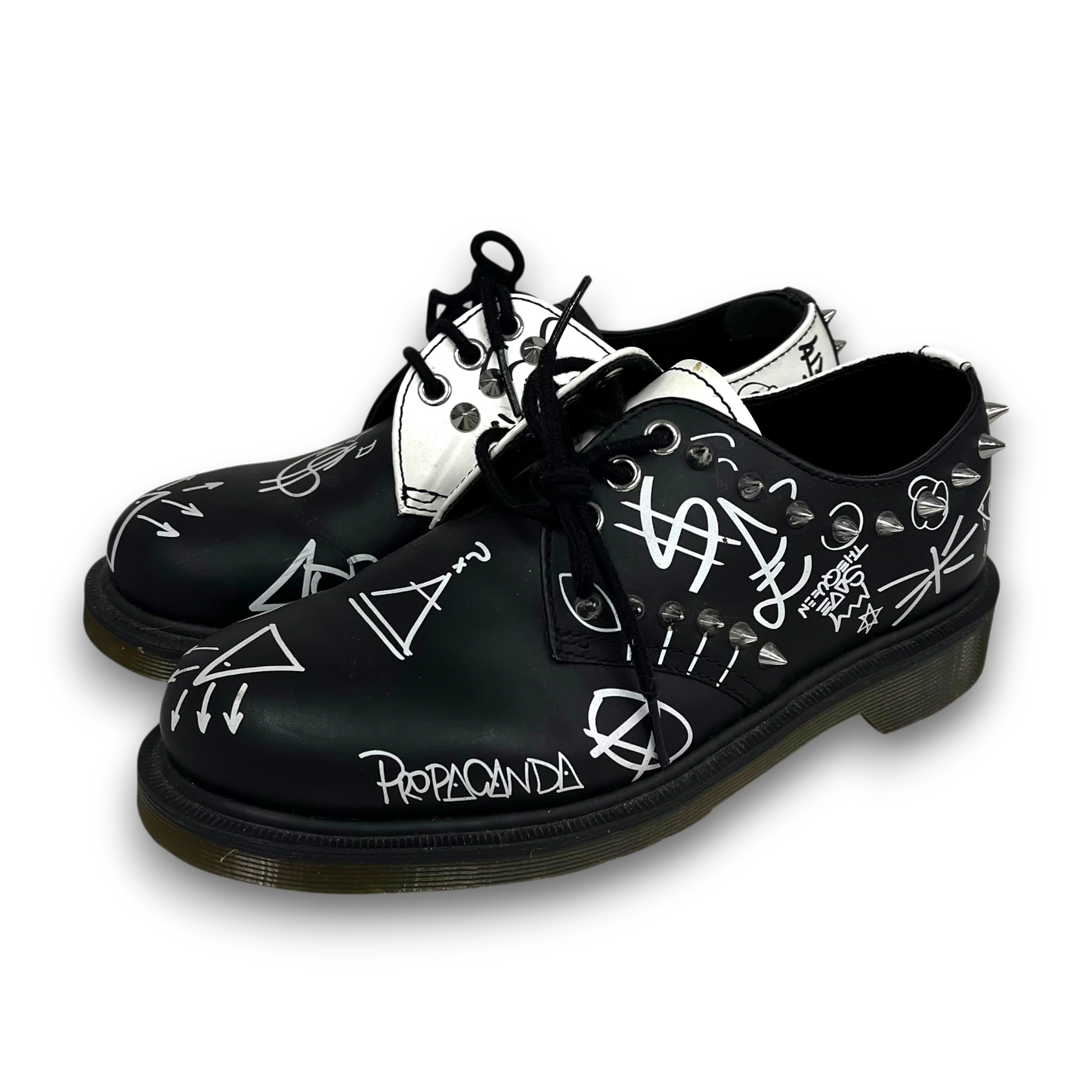 Dr.Martens Shoes 38 Lady's Black/Whote Rank(B) AW501