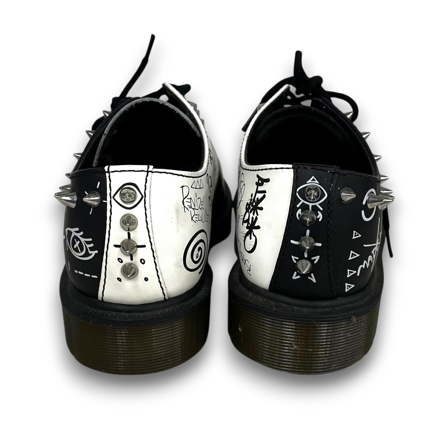 Dr.Martens Shoes 38 Lady's Black/Whote Rank(B) AW501