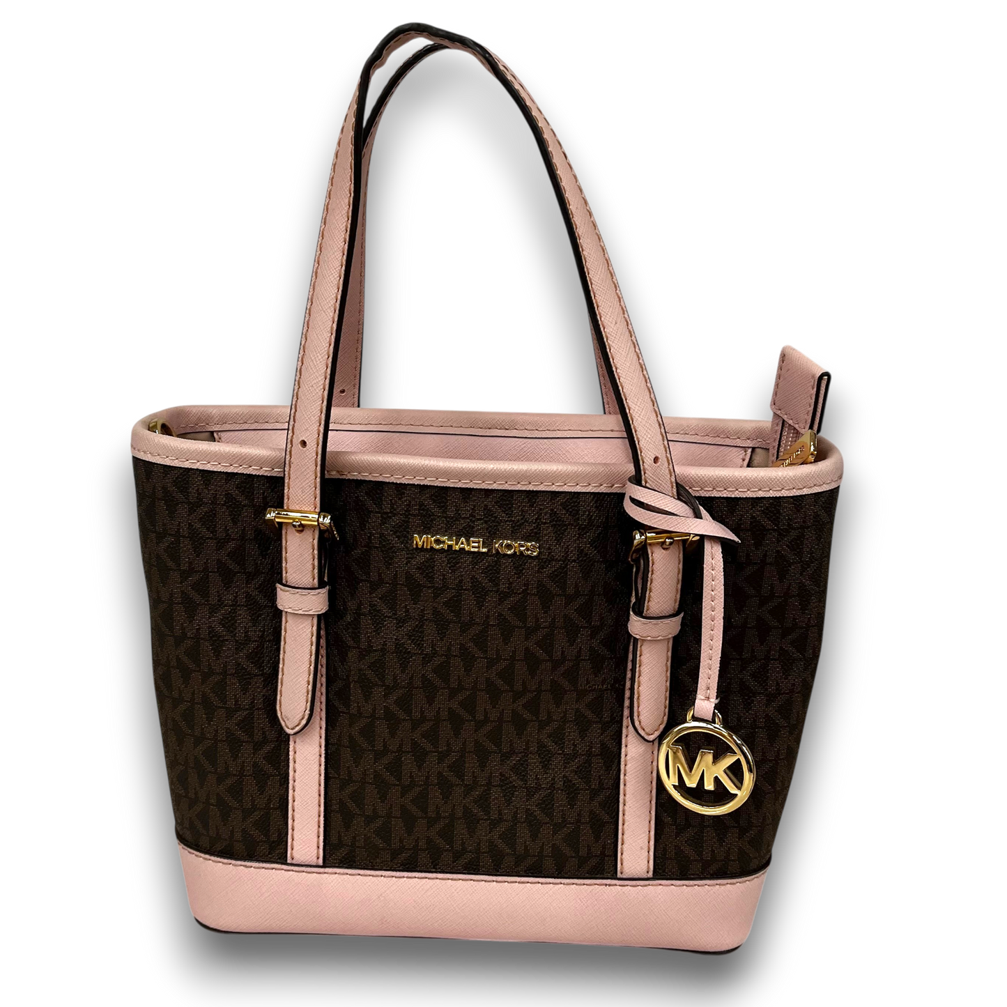 MICHAEL KORS 2WAY Bag 35S0GTVT0V Rank(B) Brow/Pink Stain