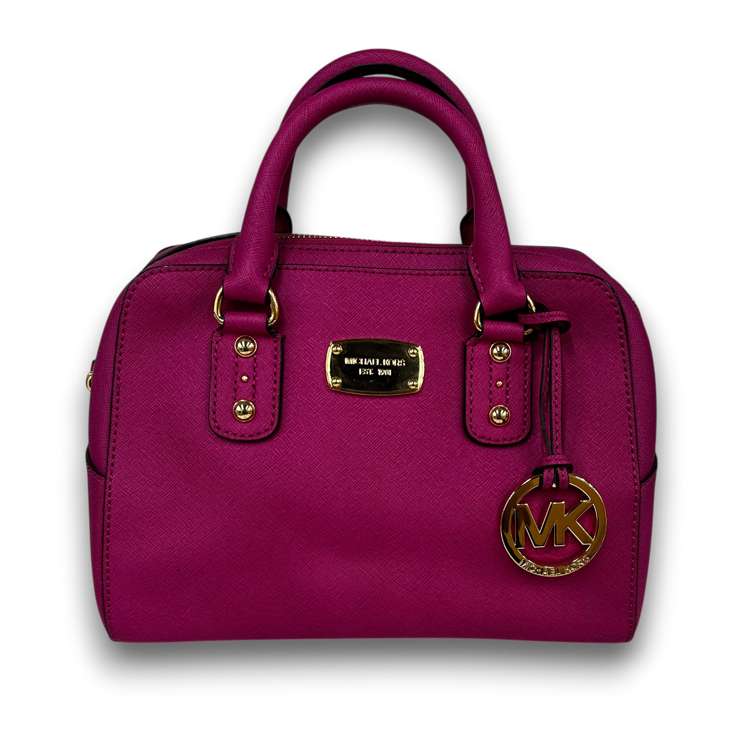 MICHAEL KORS Shoulder Bag PP-1502 Rank(B) Shocking Pink