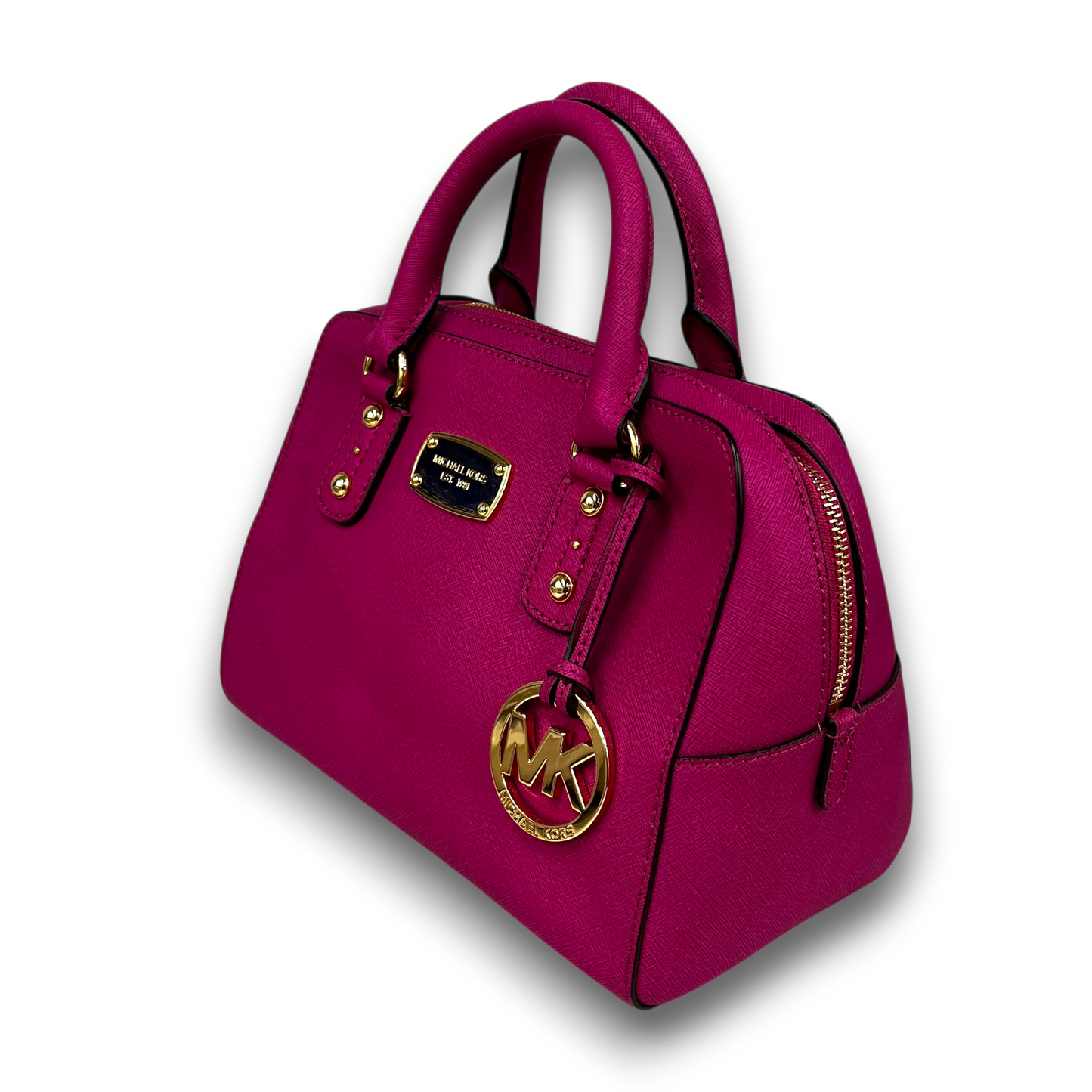 MICHAEL KORS Shoulder Bag PP-1502 Rank(B) Shocking Pink