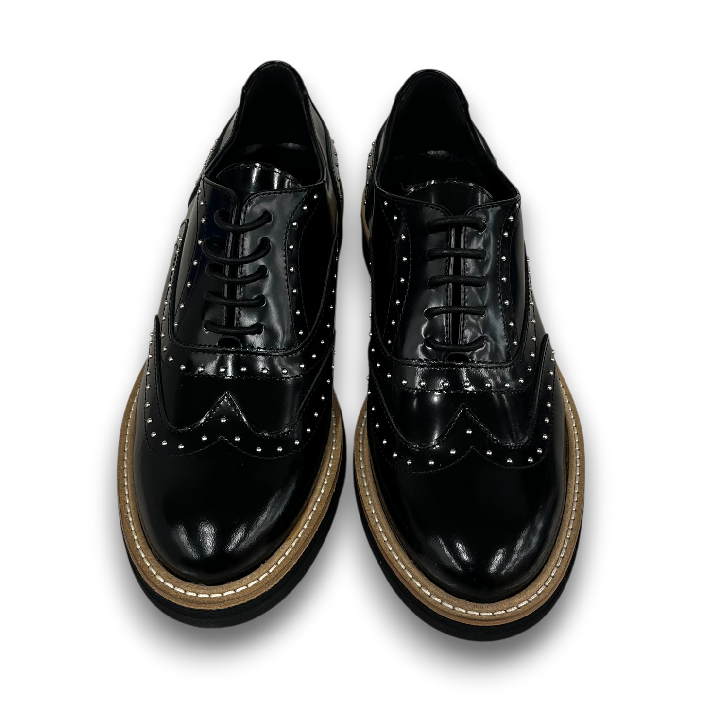 Luca Grossi Lace Up Shoes 36 Lady's Black Rank(AB)