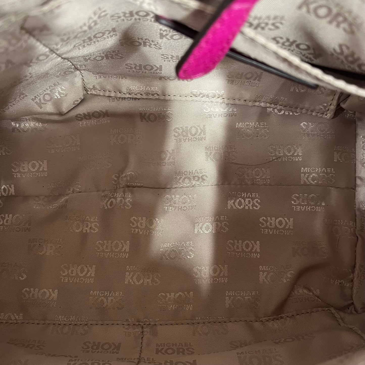 MICHAEL KORS Shoulder Bag PP-1502 Rank(B) Shocking Pink