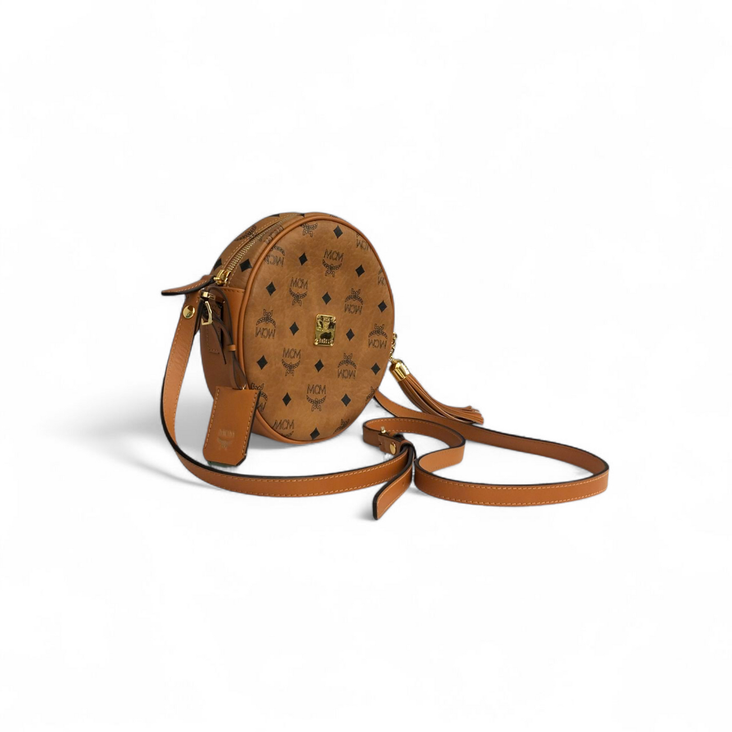 MCM Shoulder Bag MWRAAVI06C0001 Brown Rank (AB)