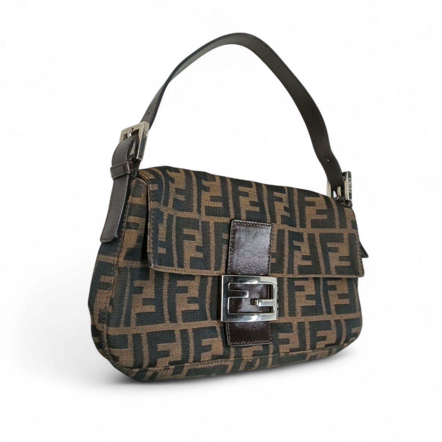FENDI Handbag A082406 Brown mama baguette Rank B