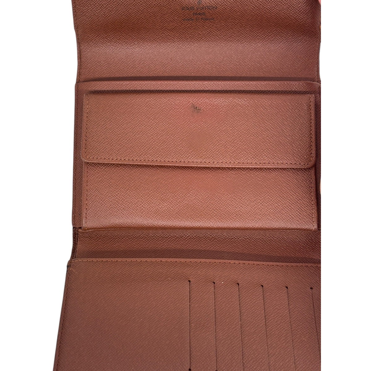 LOUIS VUITTON Trifold Wallet Monogram M61202 Brown