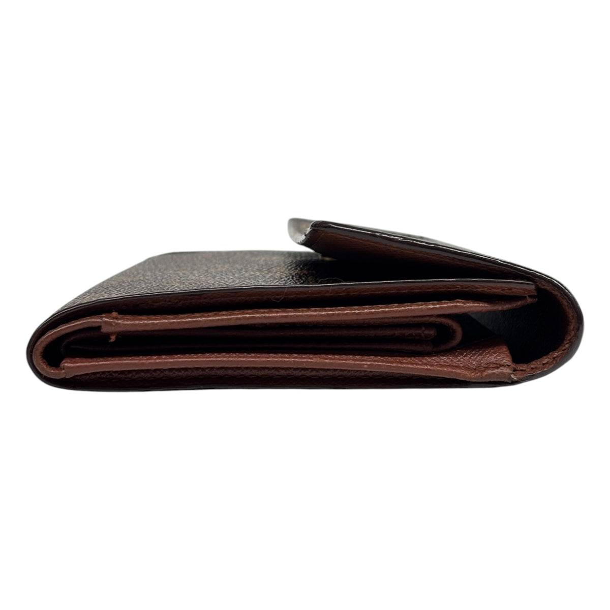LOUIS VUITTON Trifold Wallet Monogram M61202 Brown