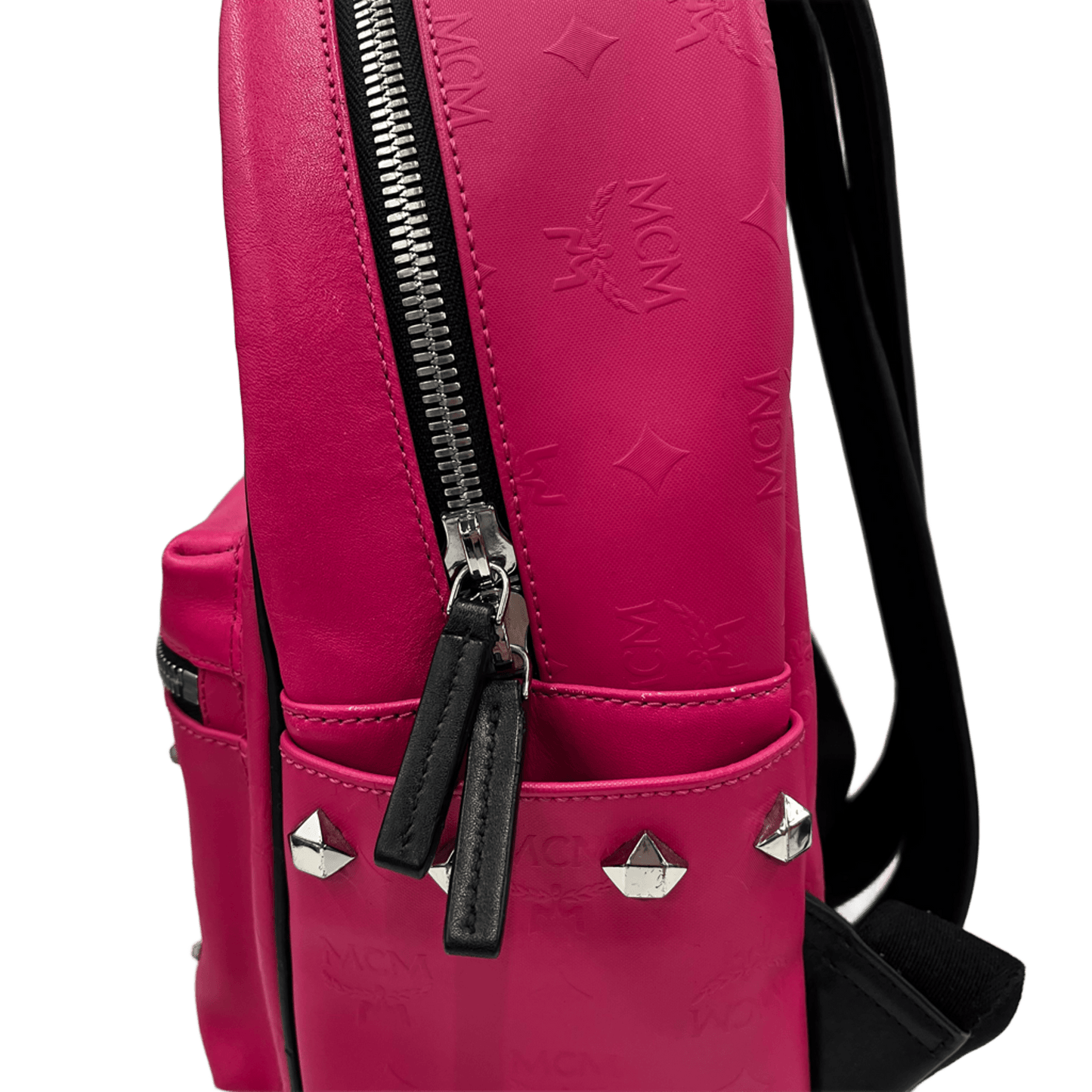 MCM Rucksack MMK85FS005PU001 Rank(B) Shocking pink/Black