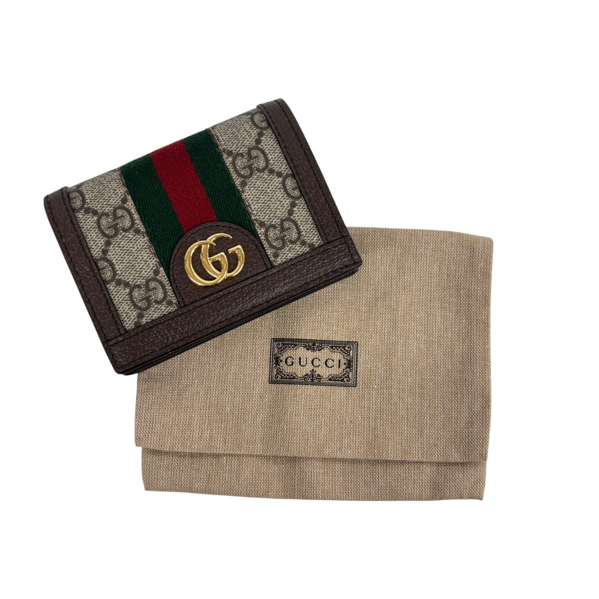 GUCCI Wallet 523155 Brown