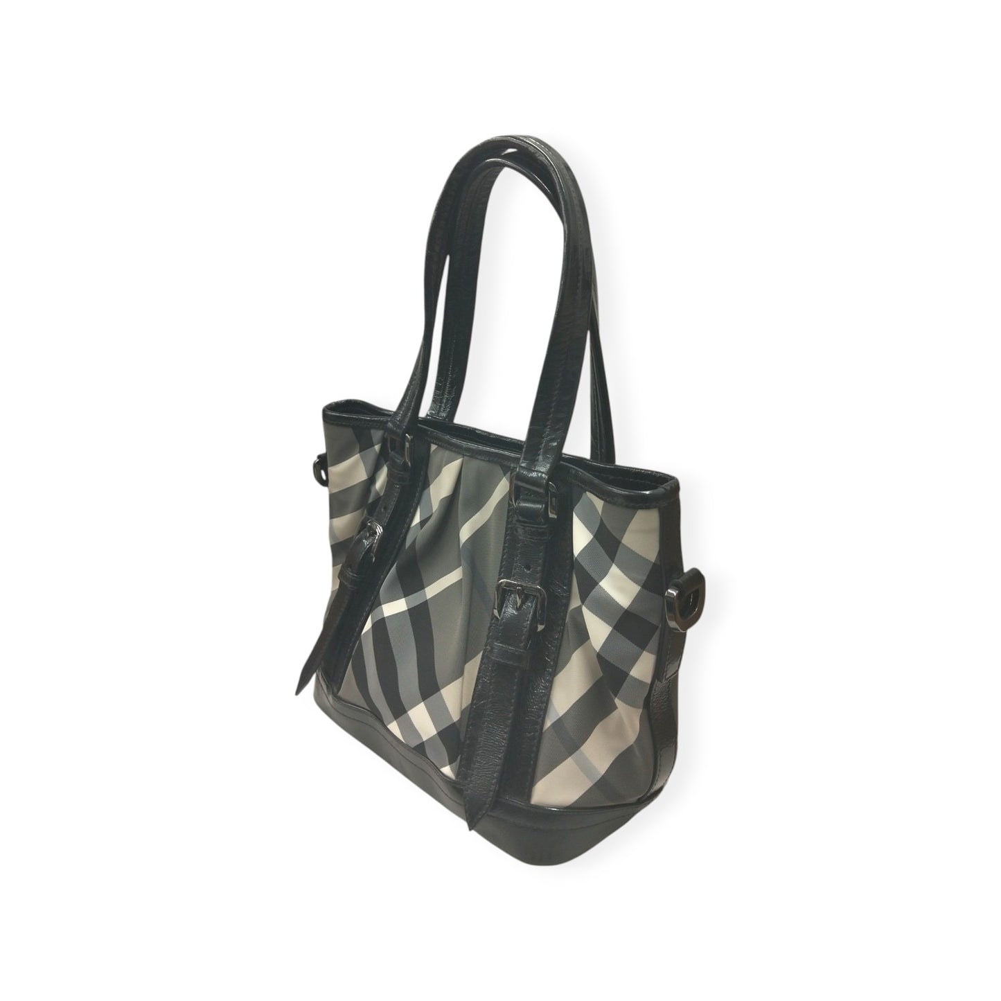 BURBERRY 2WAY BAG BLACK AND GRAY