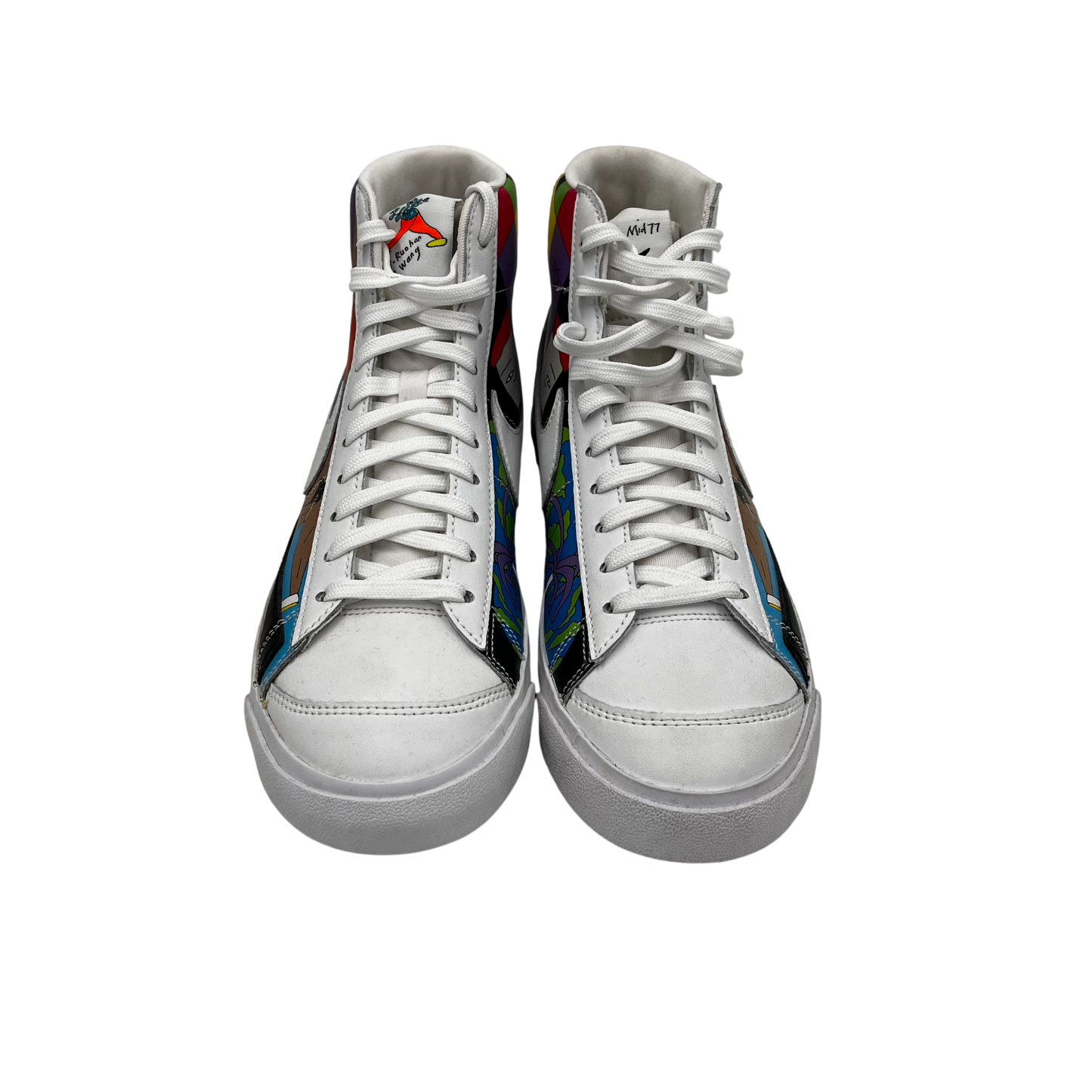 NIKE High Cut Sneaker 41 CZ3775-900 Mens Multi Color Rank(B)Ruohan Wang Nike Blazer Mid