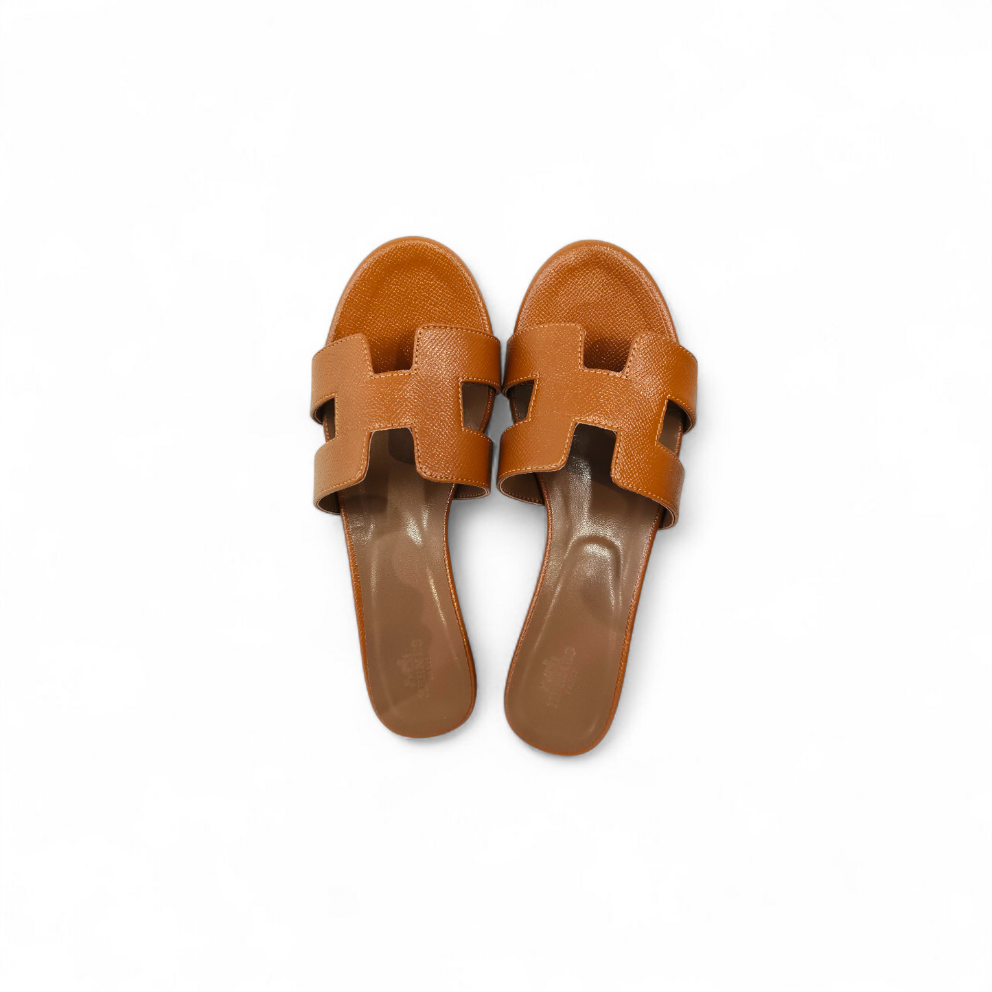 HERMES Oasis Sandal Size 37 Lady's Brown HG 0210562 21 01