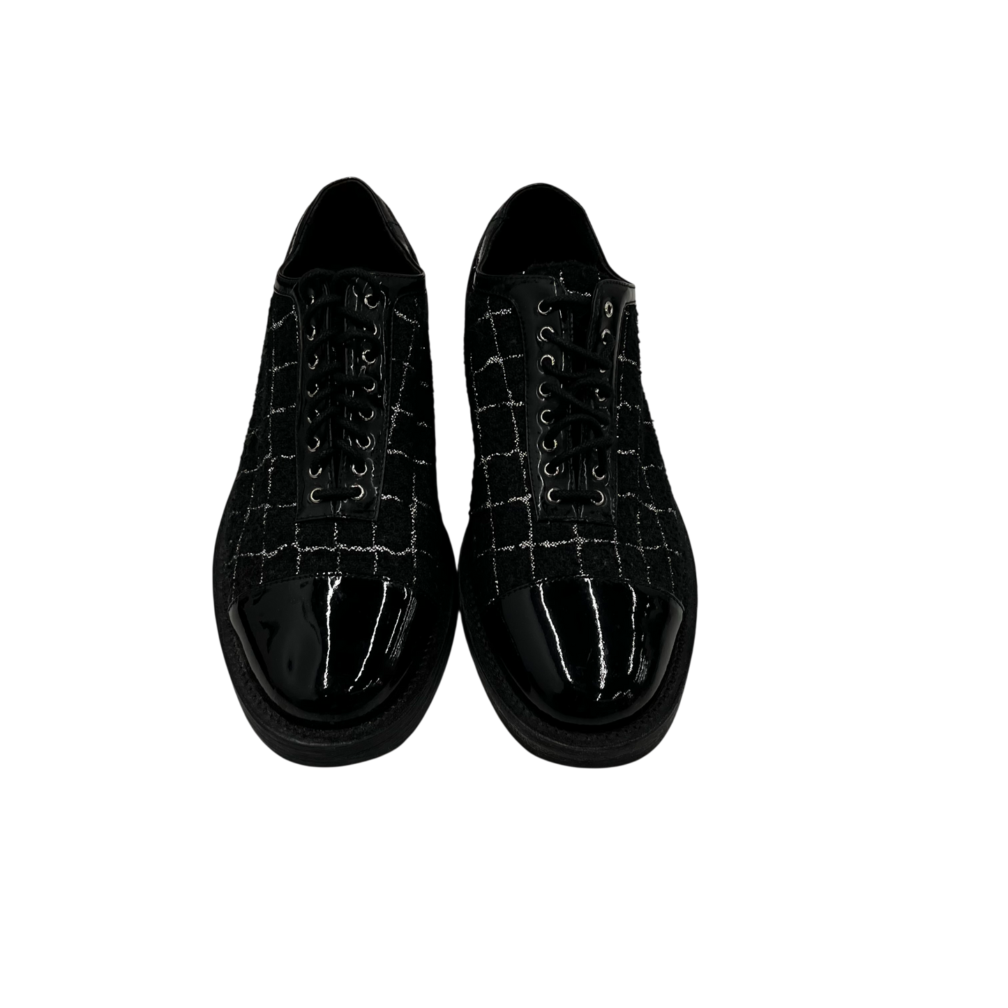 CHANEL Shoes 37 Lady's Black Rank(B) G36208