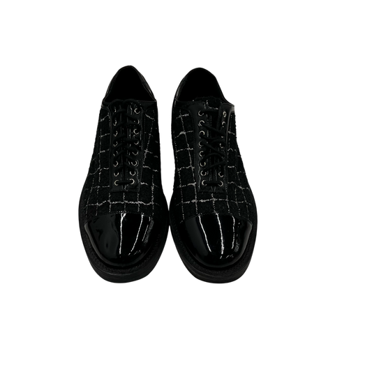 CHANEL Shoes 37 Lady's Black Rank(B) G36208