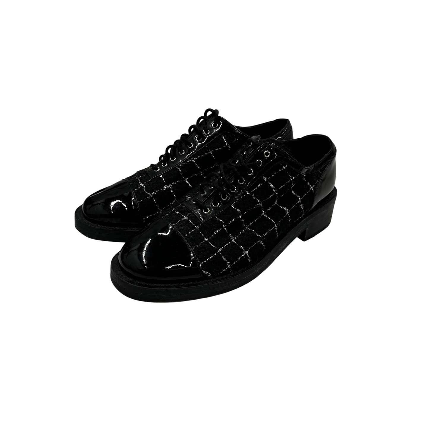 CHANEL Shoes 37 Lady's Black Rank(B) G36208