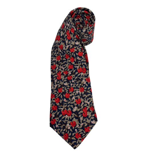 HERMES Necktie Navy