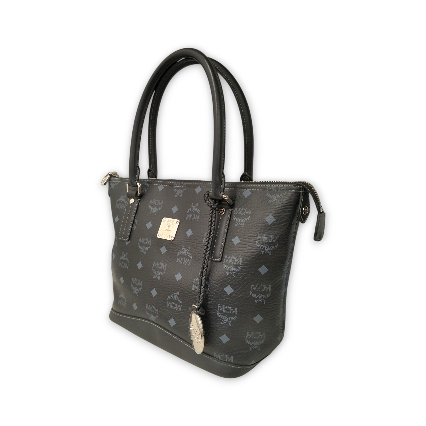 MCM Shoulder Bag 1010086130322 Black Rank B