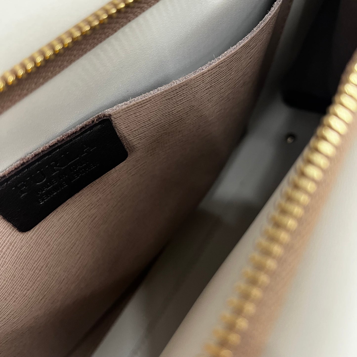 FURLA Handbag Rank(B) Ivory/Beige Stain