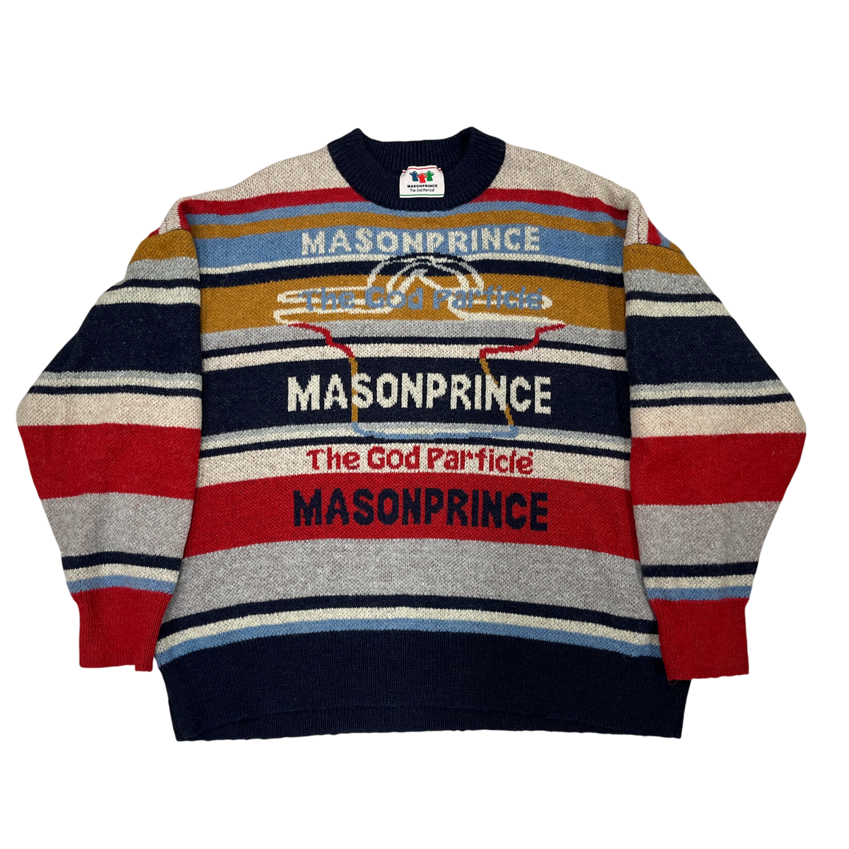 MASONPRINCE Sweater SIZE L Mens Multi Color Rank (B) x THE GOD PARTICLE
