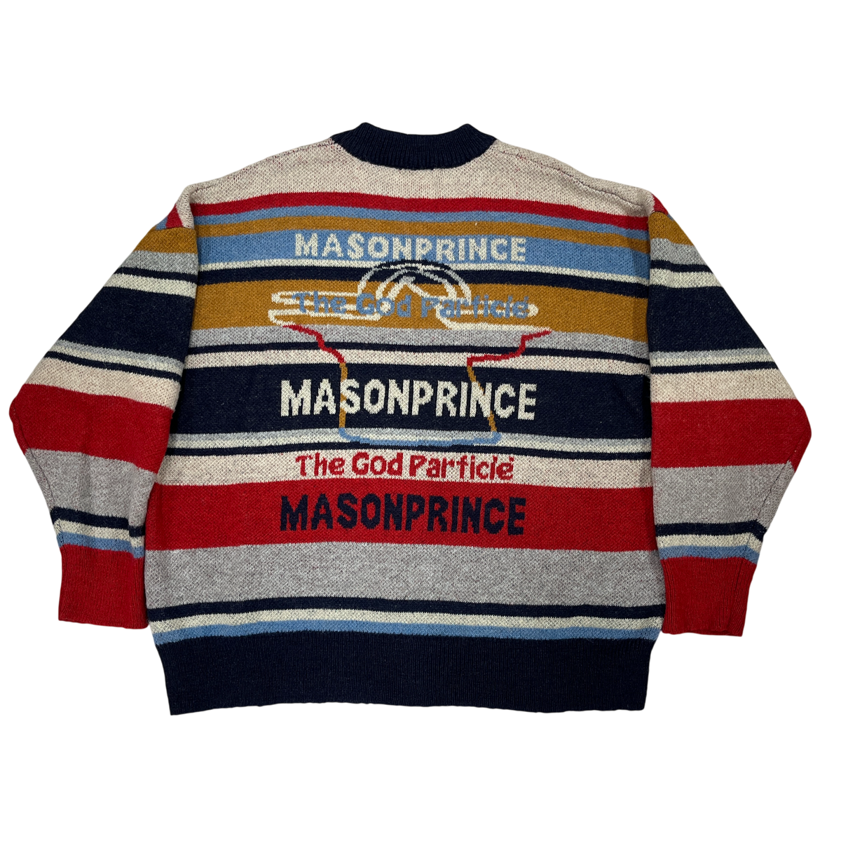 MASONPRINCE Sweater SIZE L Mens Multi Color Rank (B) x THE GOD PARTICLE
