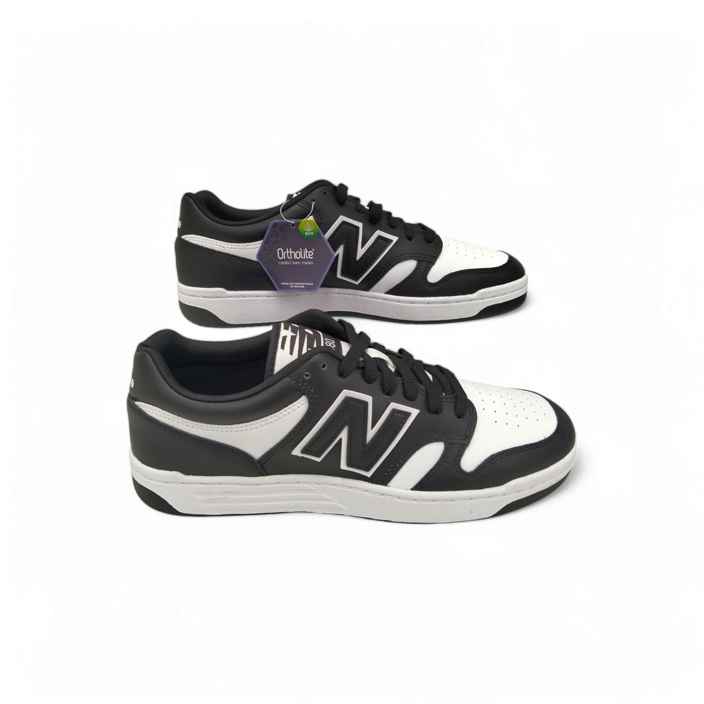NEW BALANCE Sneaker SIZE 44.5 Mens BB480LBA White/Black Rank A
