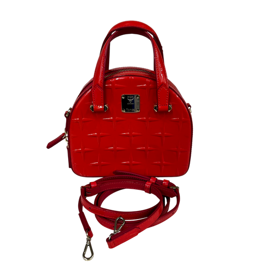 MCM 2WAY Bag MWT ASSE15 QE001 Rank (B) Orange Coral Stain