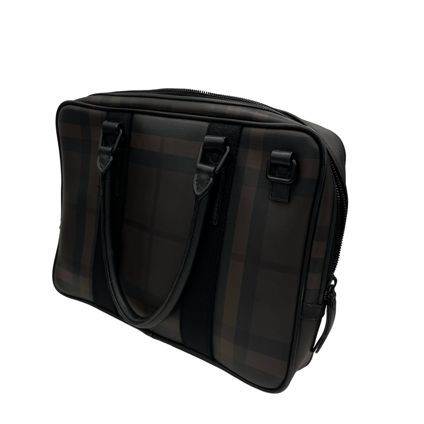 BURBERRY  Business Bag 3689640 Rank(B) Black And Brown Scratch