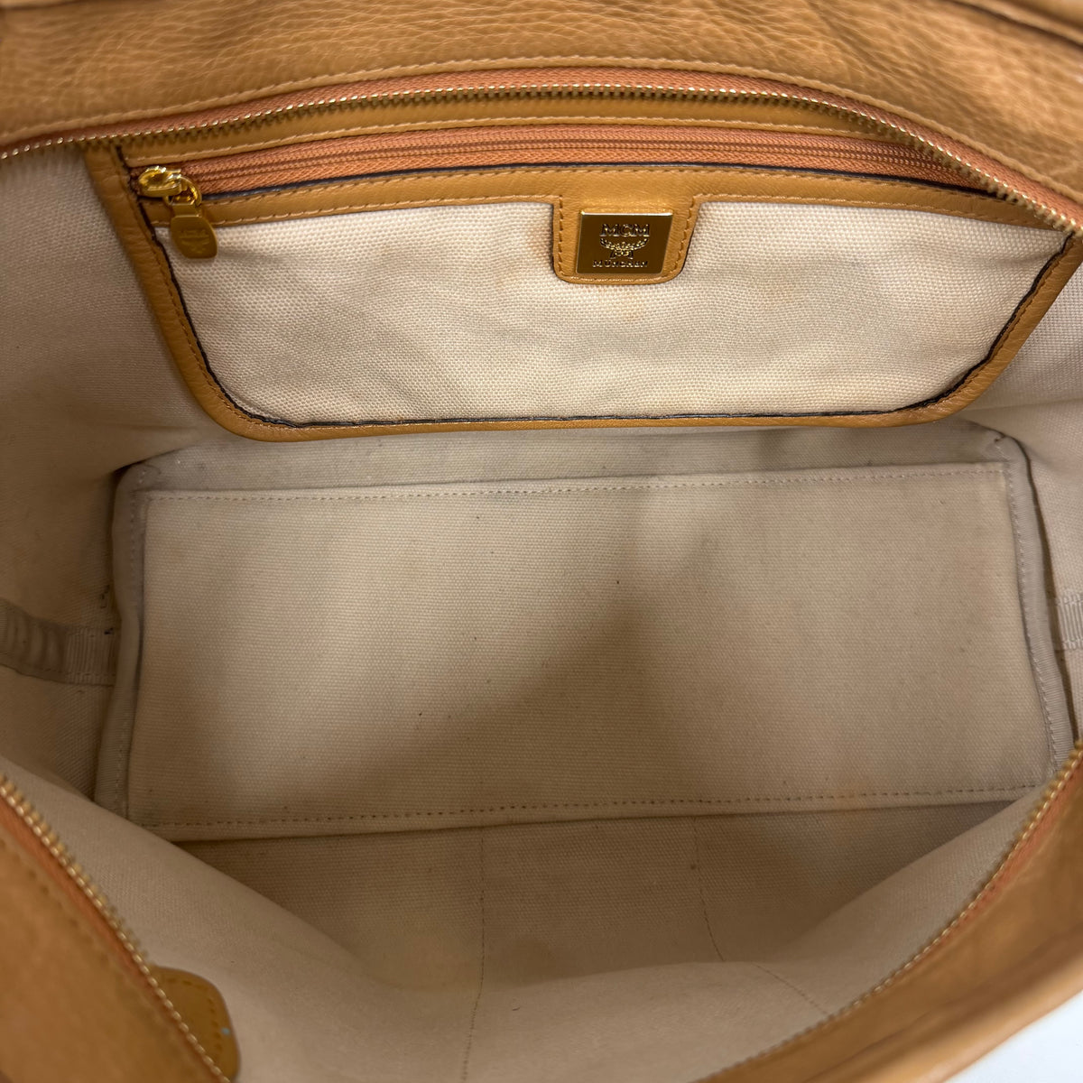 MCM Tote Bag Brown MWP1AVI03YM001