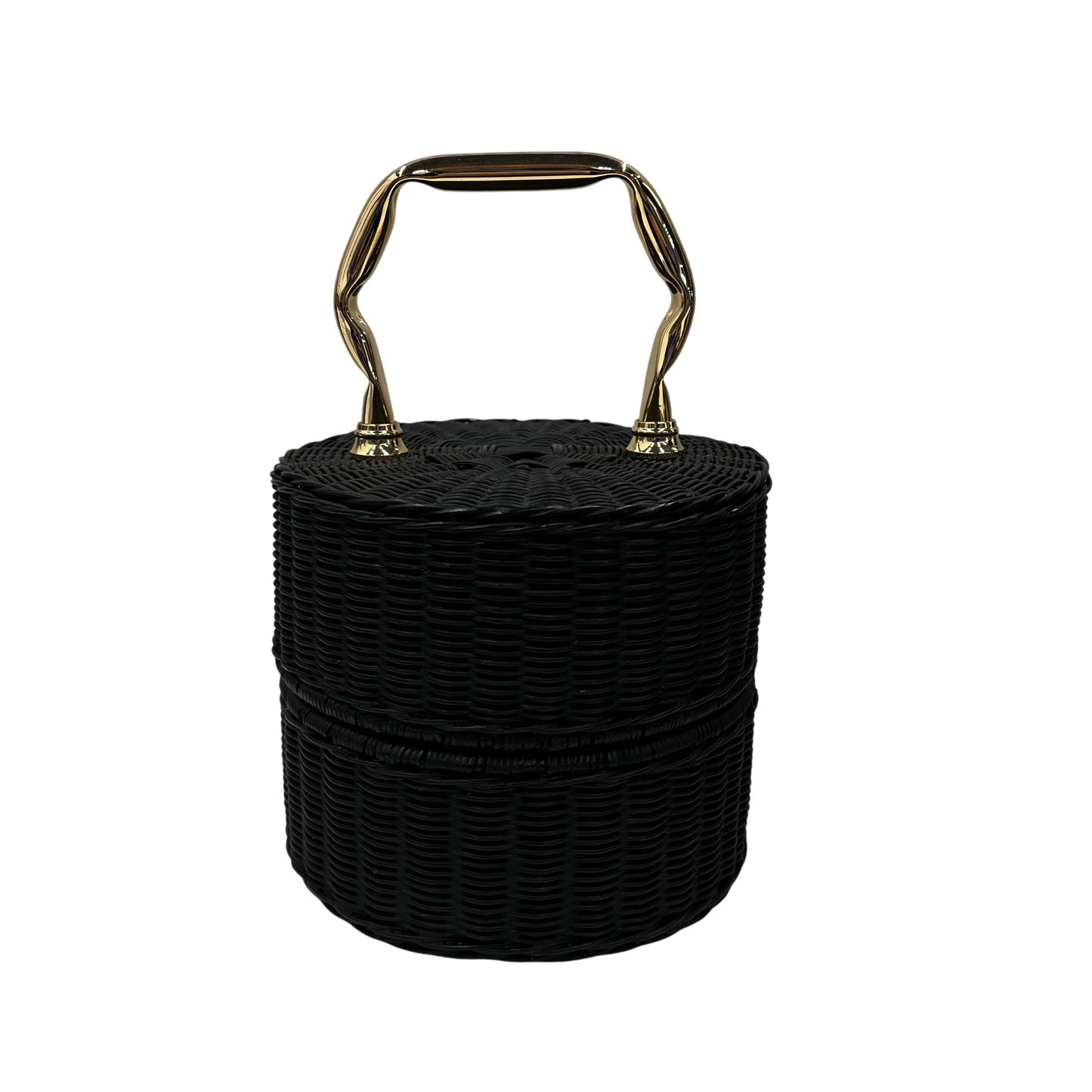 BALLONNE Basket Bag Rank(AB) Black Bag Pancake Basket Bag