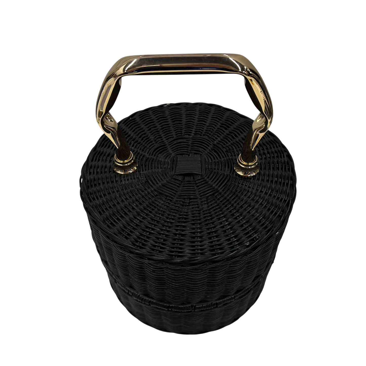 BALLONNE Basket Bag Rank(AB) Black Bag Pancake Basket Bag