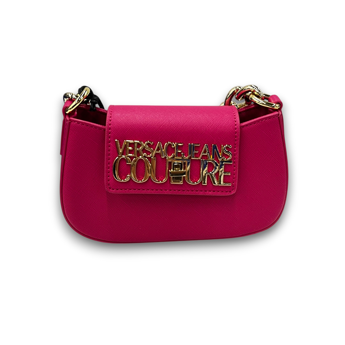 VERSACE JEANS COUTURE Shoulder Bag Rank(A) Shocking Pink 74VA4BLZS467