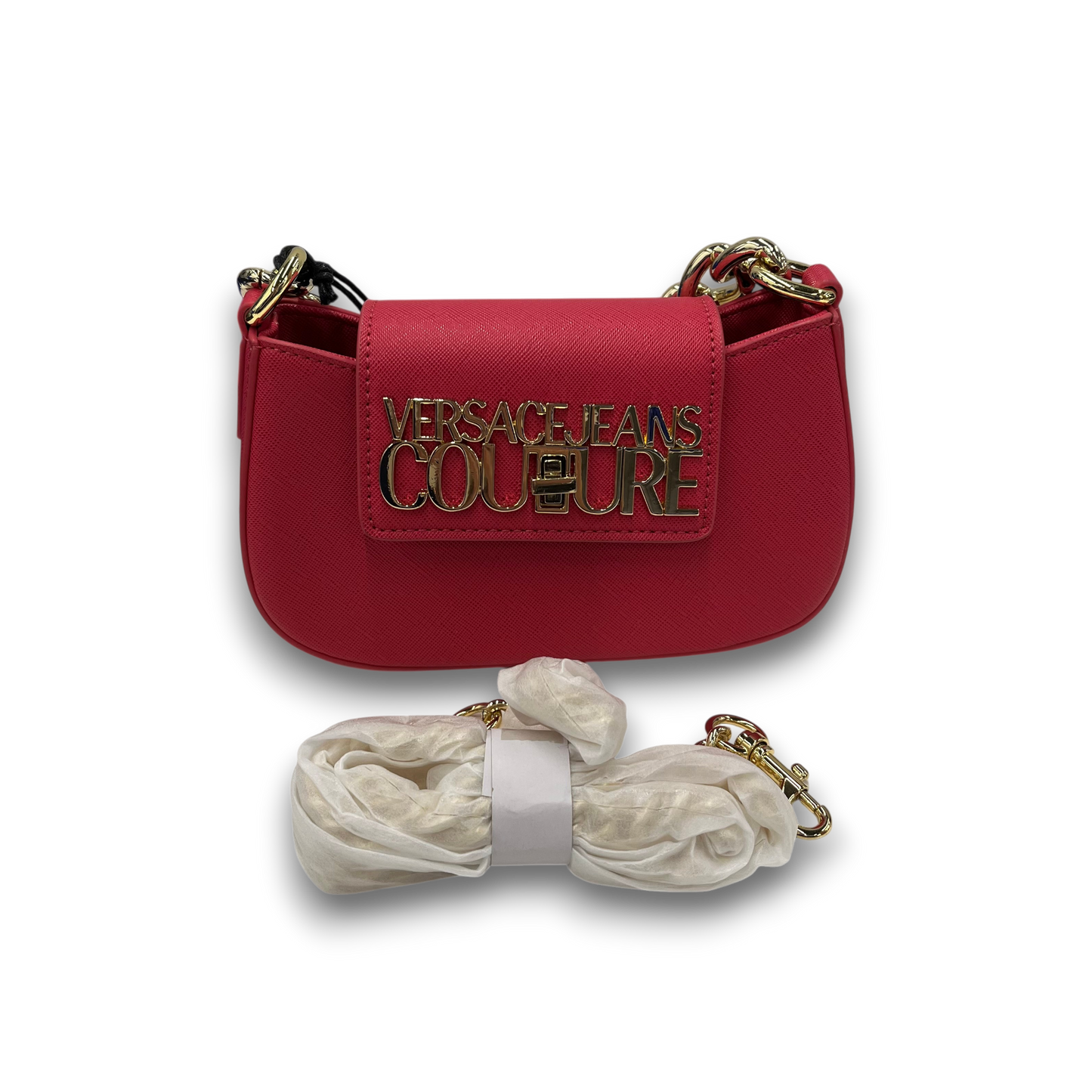 VERSACE JEANS COUTURE Shoulder Bag Rank(A) Shocking Pink 74VA4BLZS467