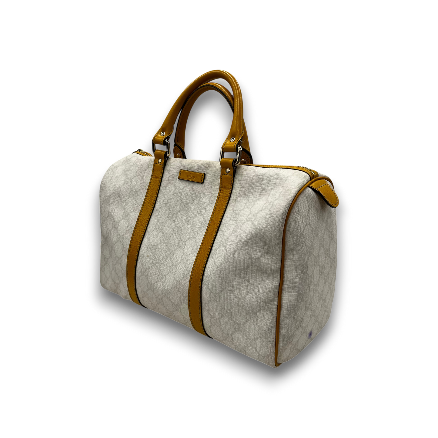 GUCCI Tote Bag 002404 Rank(B) Beige And Yellow Stain 193603