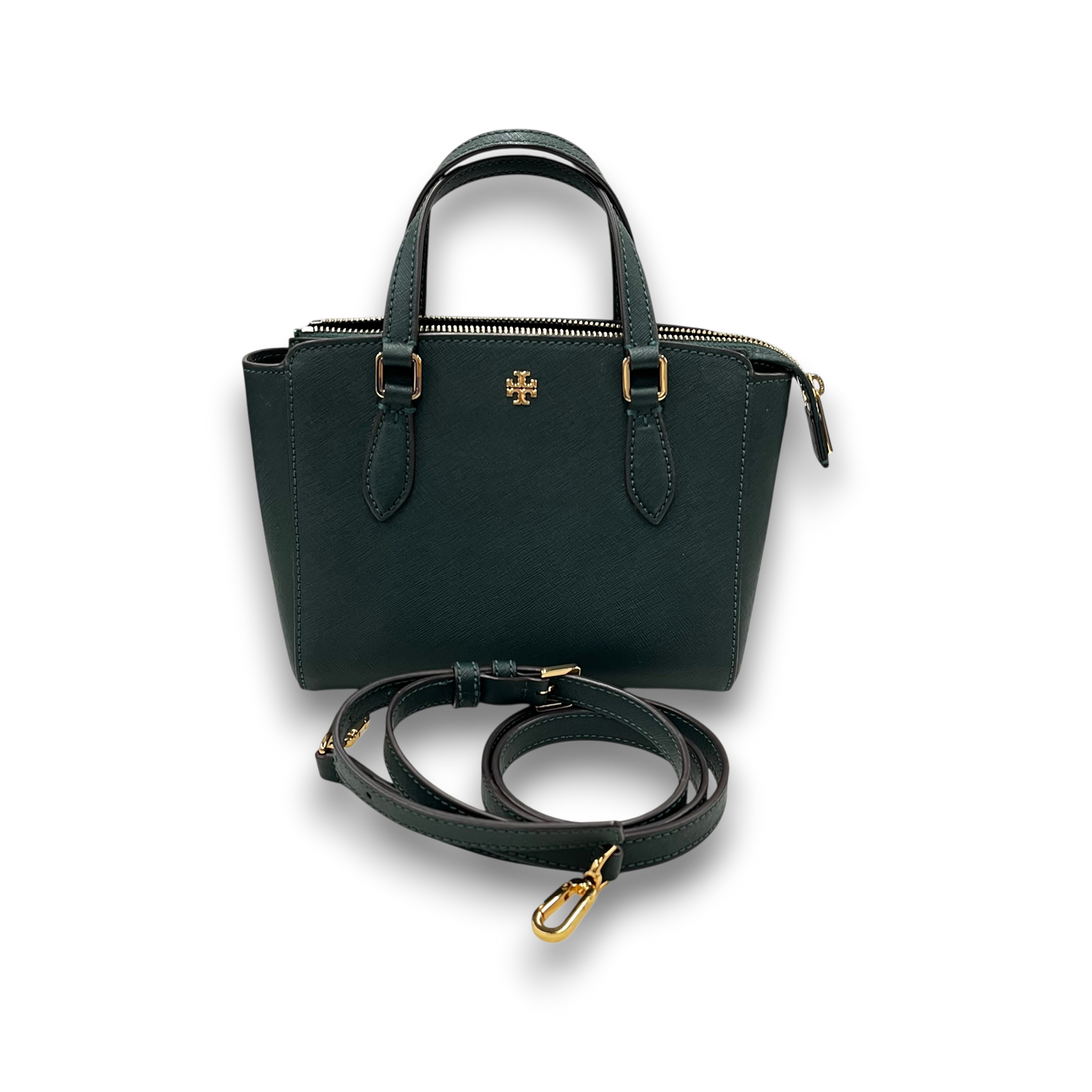 TORY BURCH 2WAY Shoulder Bag Rank(A) Green Tag Damage 10005657