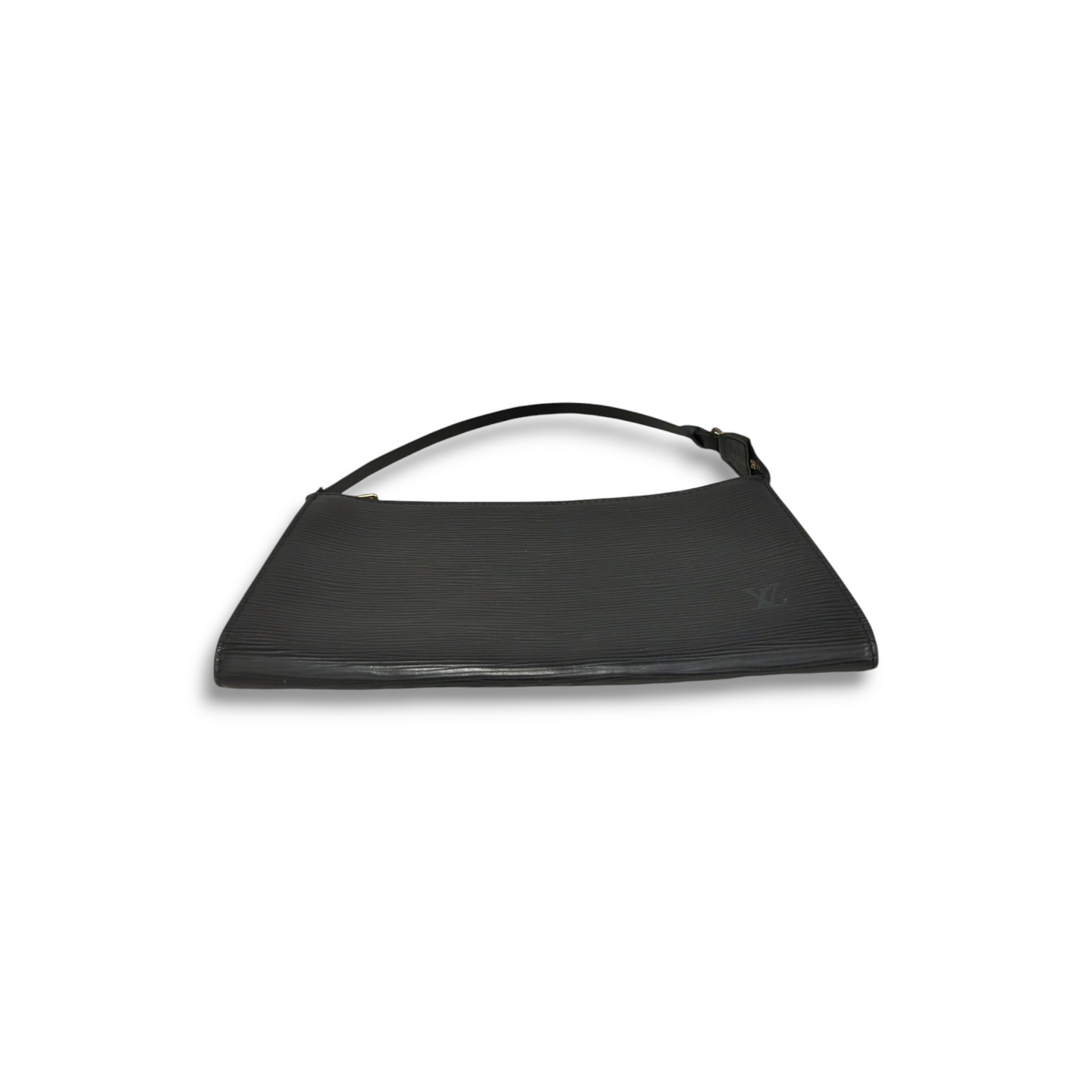 LOUIS VUITTON Semi One Shoulder Bag M52942 Black *Stain* Pochette Accessoires Rank B