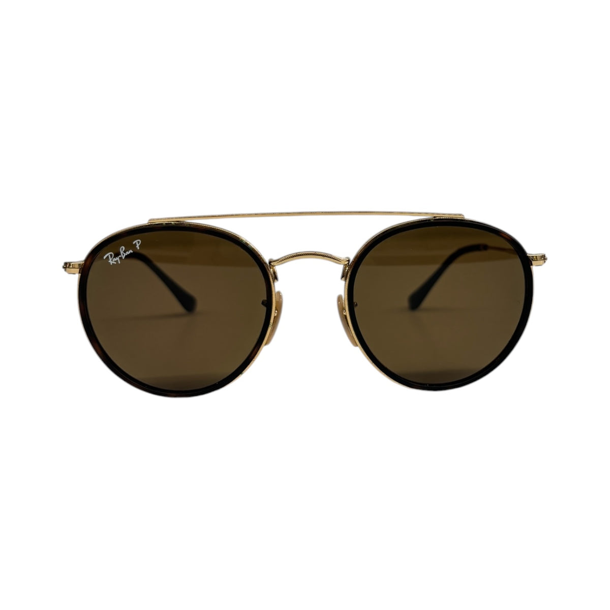 RAY-BAN Sunglasses RB3647-N Gold and Brown