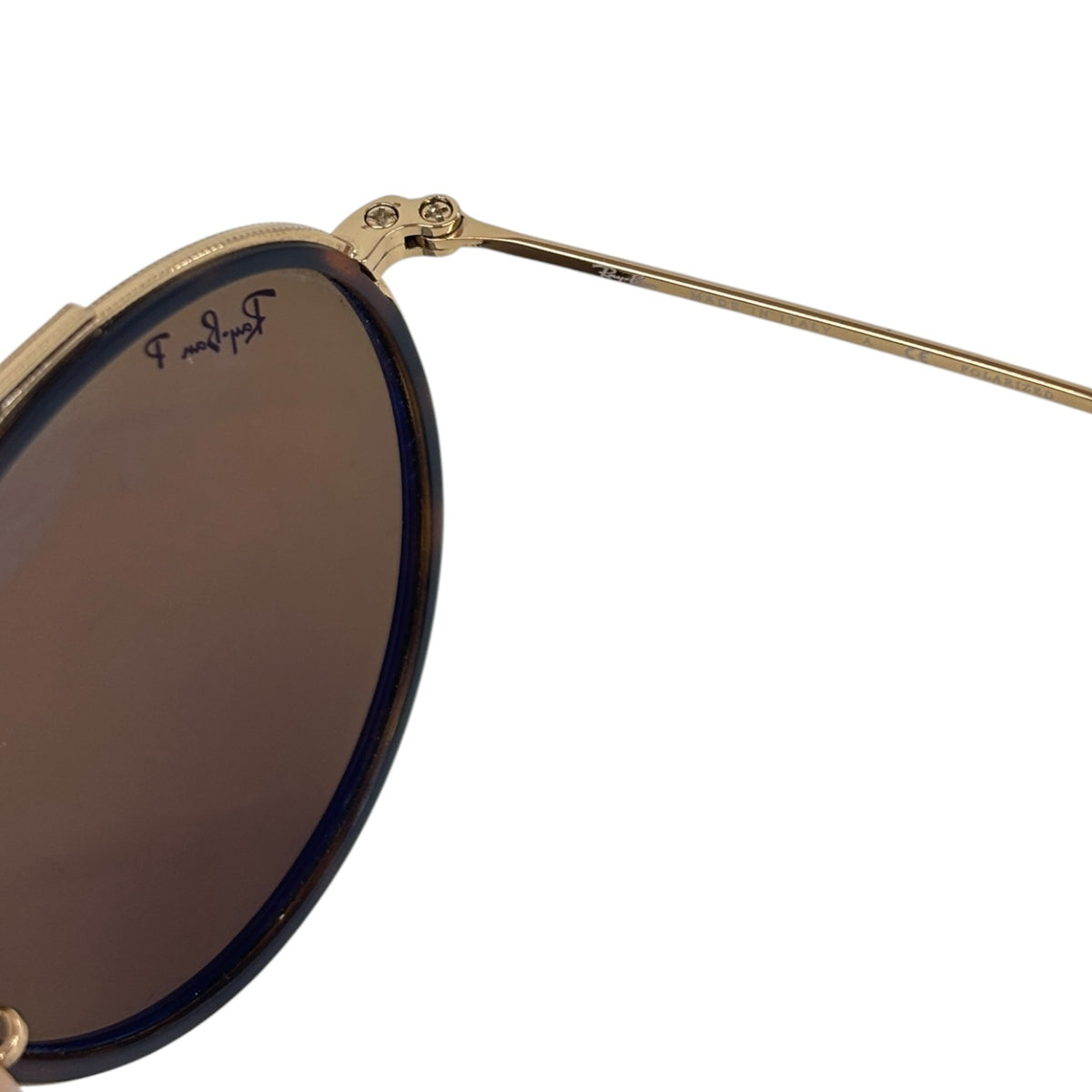 RAY-BAN Sunglasses RB3647-N Gold and Brown