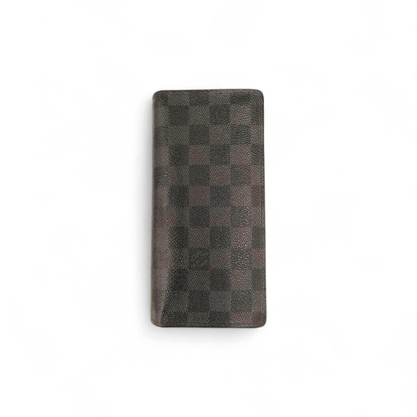 LOUIS VUITTON Long Wallet DAMIER N62665 Black TR0193 Rank B