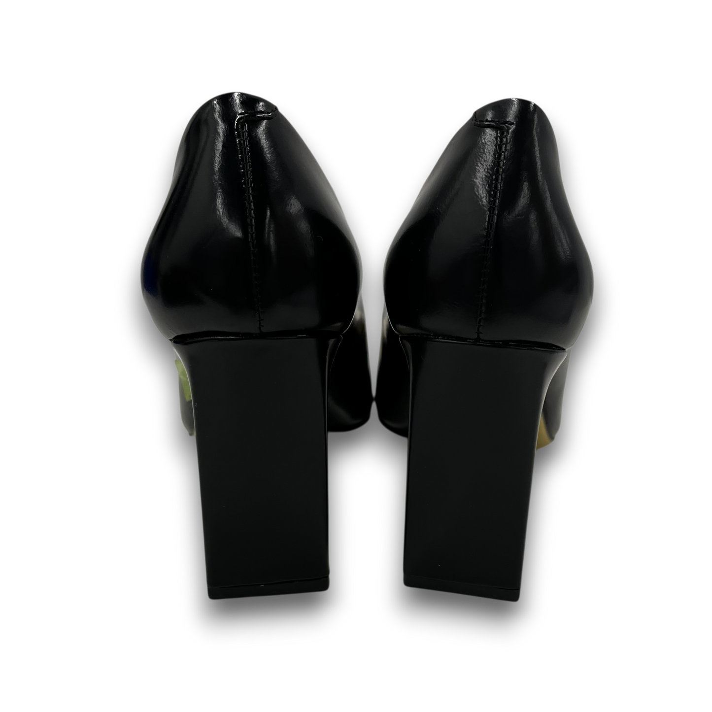 COACH High Heels Pumps 36.5 Lady's Black And Gold Rank(A) Q3198