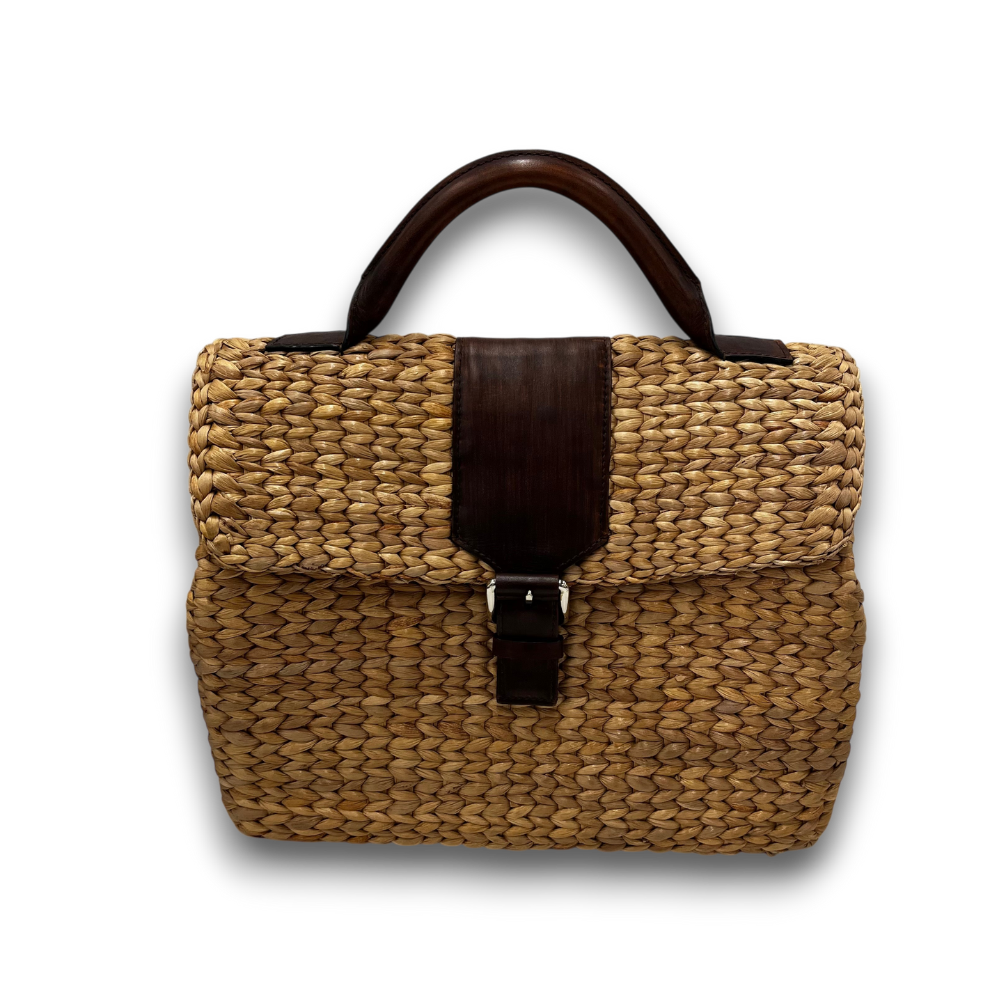 VT THAI Handbag Rank(B) Brown VIPHA WICKER