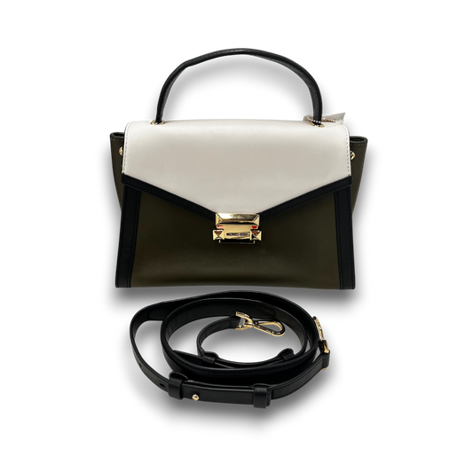 MICHAEL KORS 2WAY Bag 30S9GWHS2T Rank(B) White And Olive