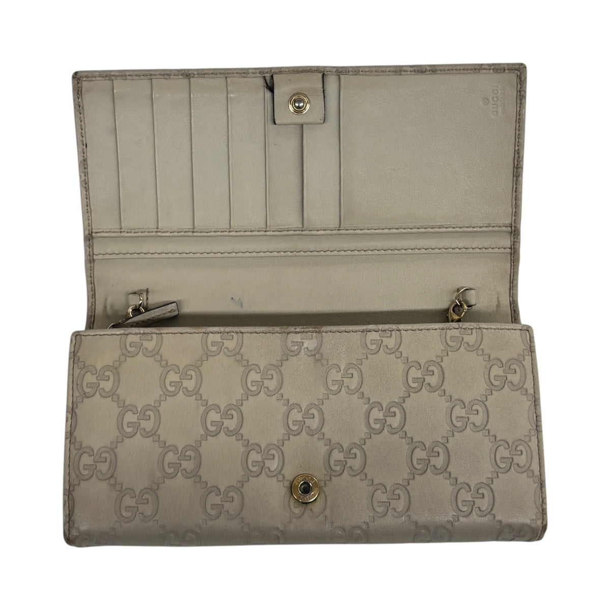 GUCCI Shoulder Wallet 170426. 3661 Beige Stain