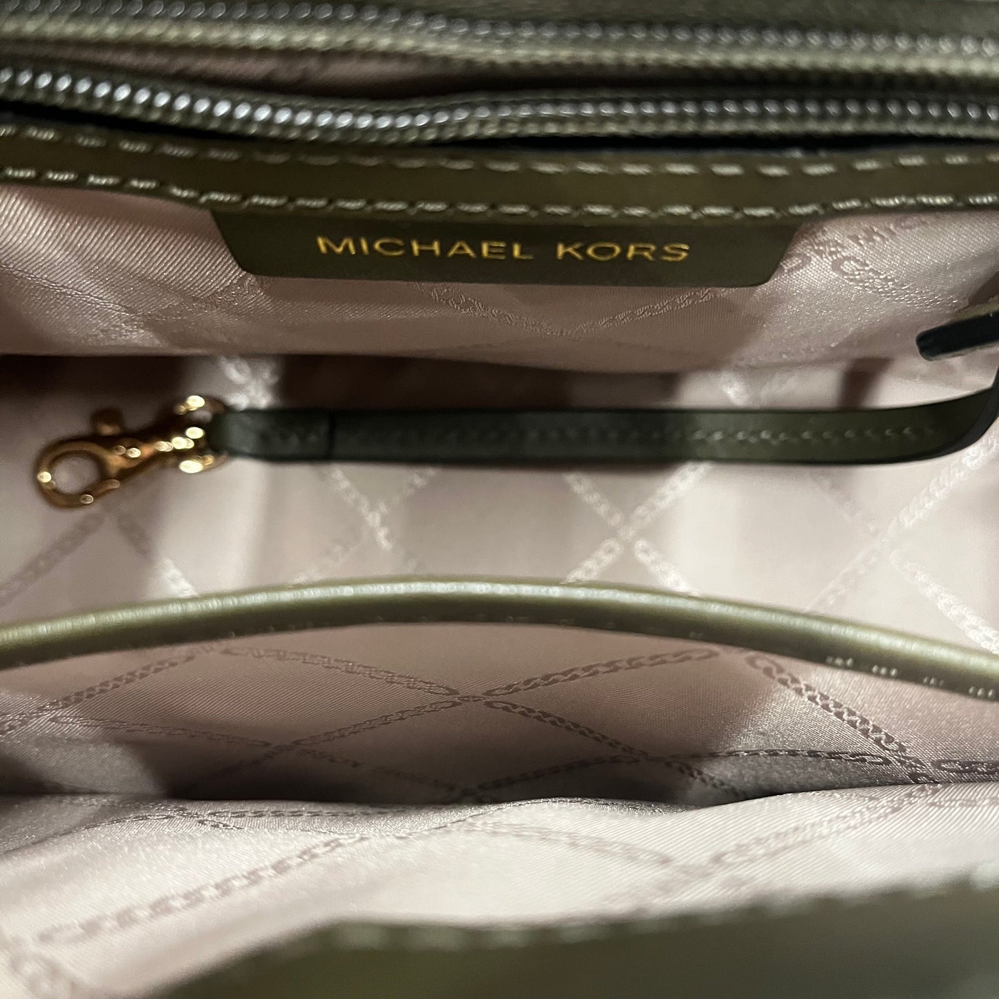 MICHAEL KORS 2WAY Bag 30S9GWHS2T Rank(B) White And Olive