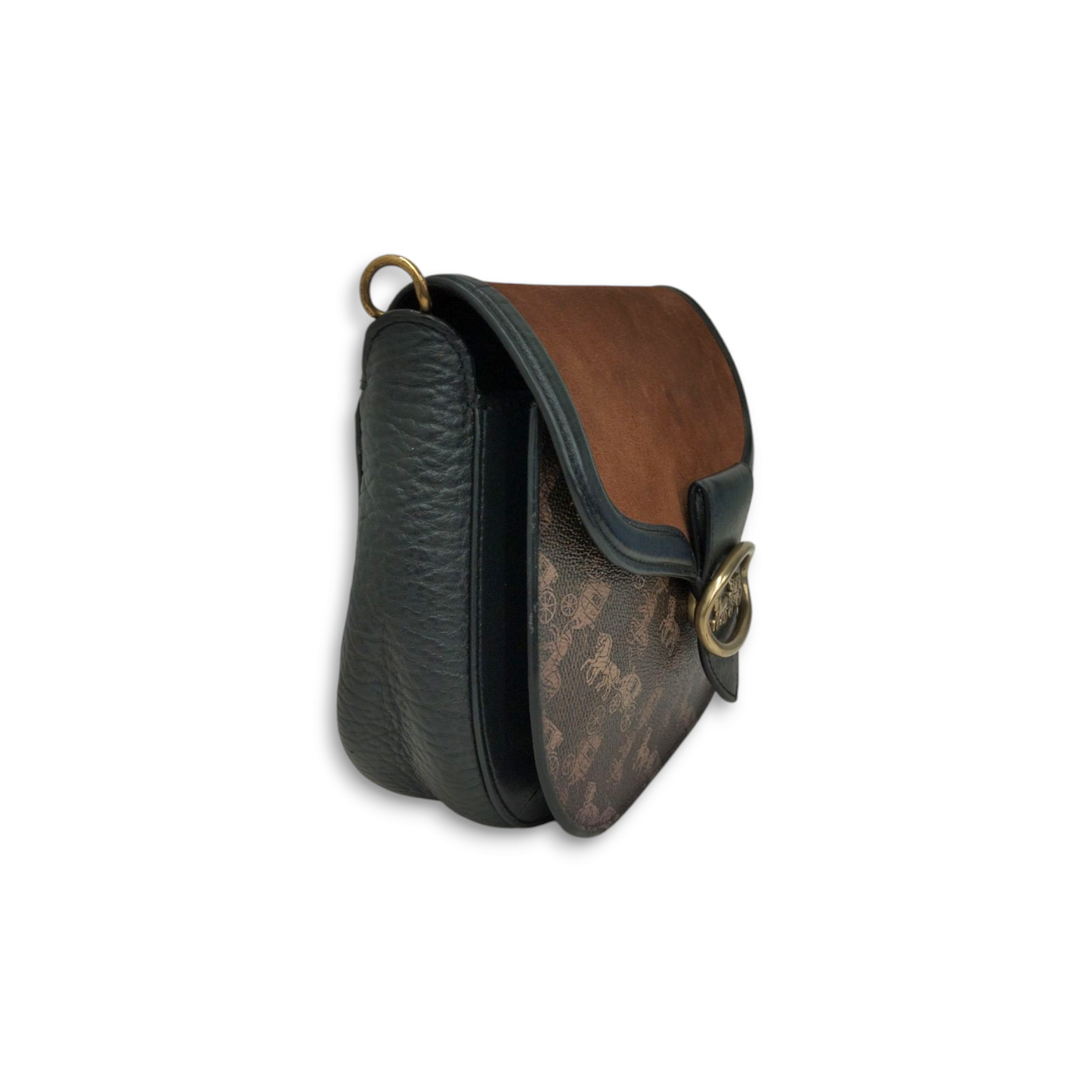 COACH Shoulder  Bag D2057-88236 Brown *Stain TAG Damage* Rank B
