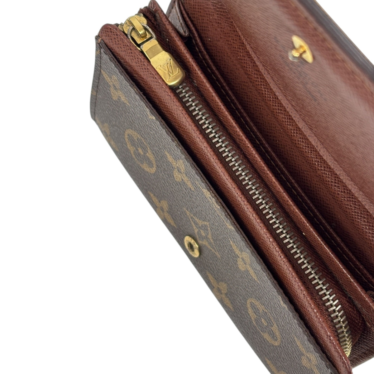 LOUIS VUITTON Two-Fold Monogram M61735 Brown