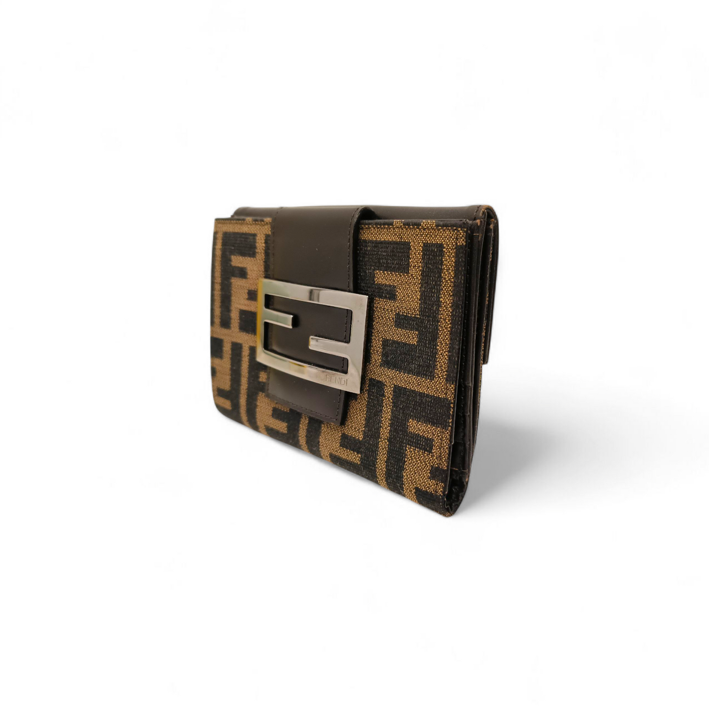 FENDI Wallet 8M0035/016 Brown Rank B