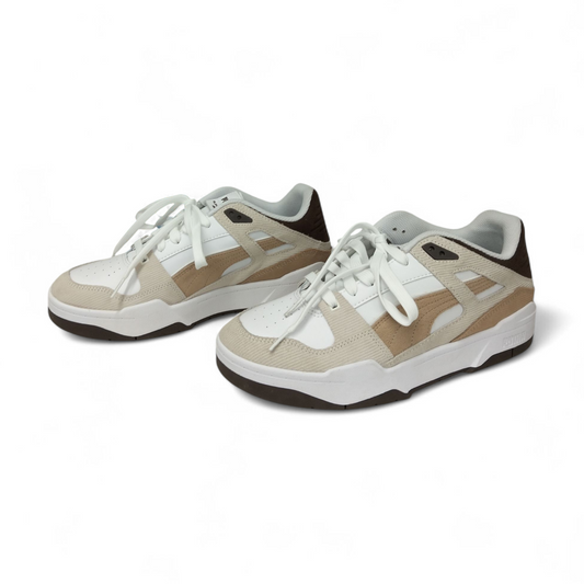 PUMA Sneaker 43 392109-01 Mens White and Brown Rank B