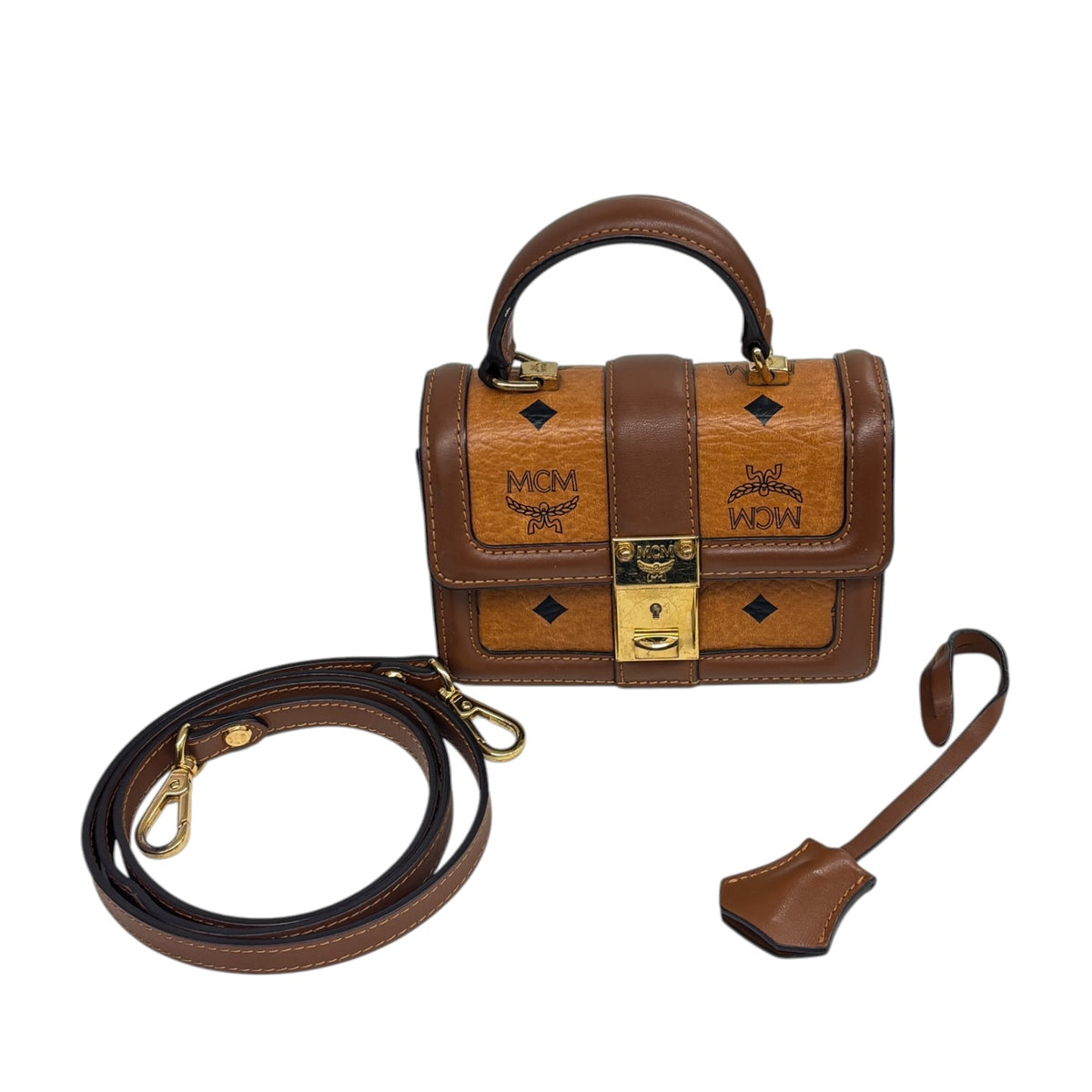 MCM Shoulder Bag MWT25XT55C0001 Brown